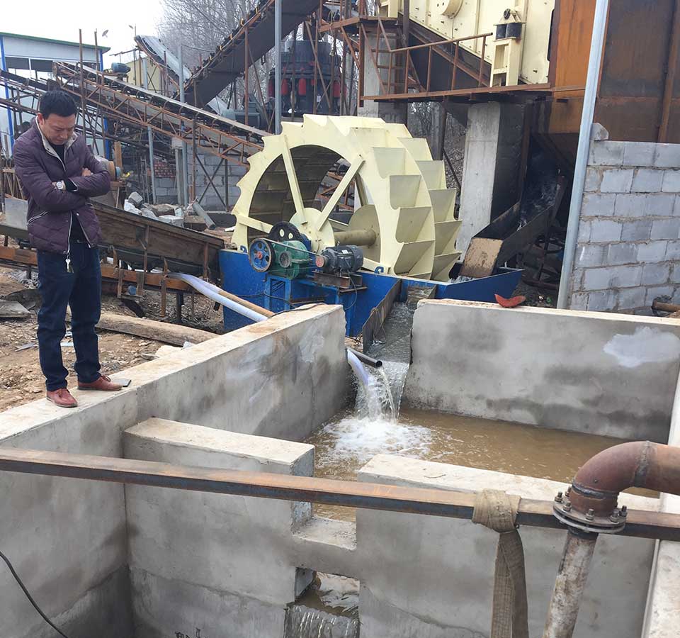 河南鄭州時産100噸水洗石粉生産線