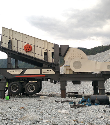 日産3000方移動式石子破碎機再次發往安徽
