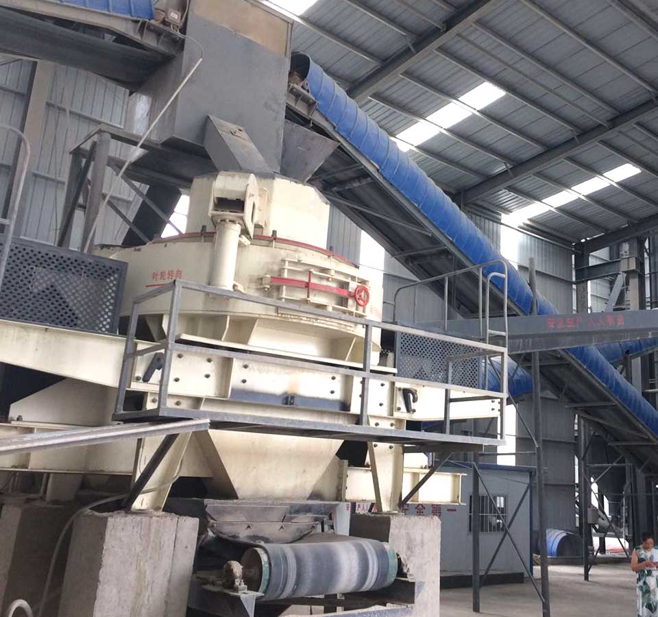 江蘇徐州機制砂生産線客戶現場