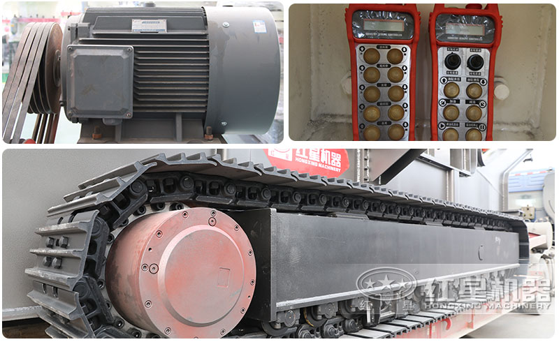 移動履帶一體式破碎機結構細節