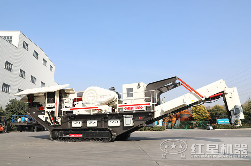流動砸石機實拍圖