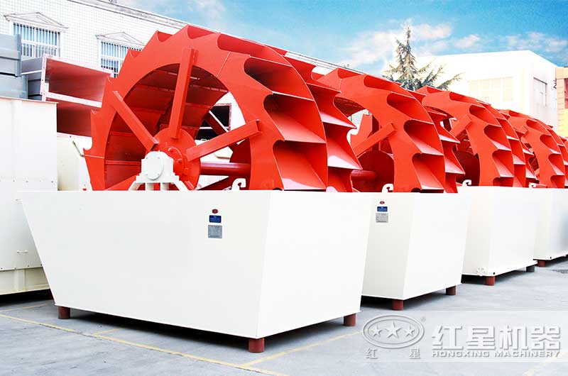 日産600方洗沙機設備實拍圖