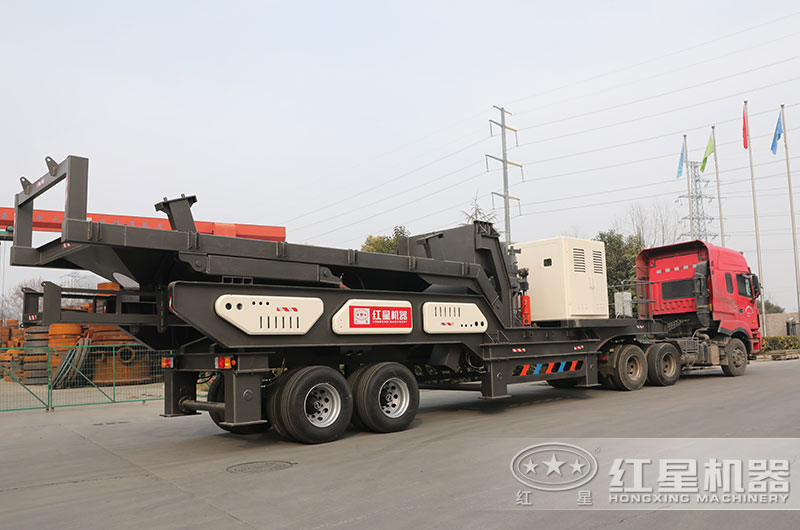 石料破碎車發貨現場