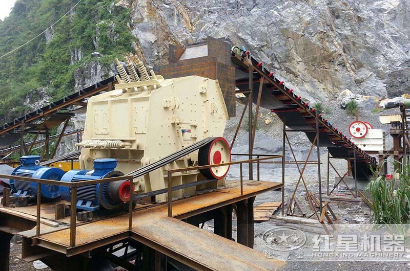 印尼石灰石破碎現場