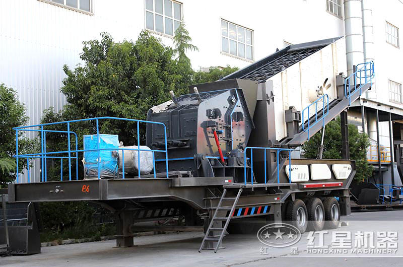 移動輪式破碎機實拍圖