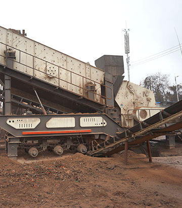 湖南移動式建築垃圾破碎機客戶生産現場