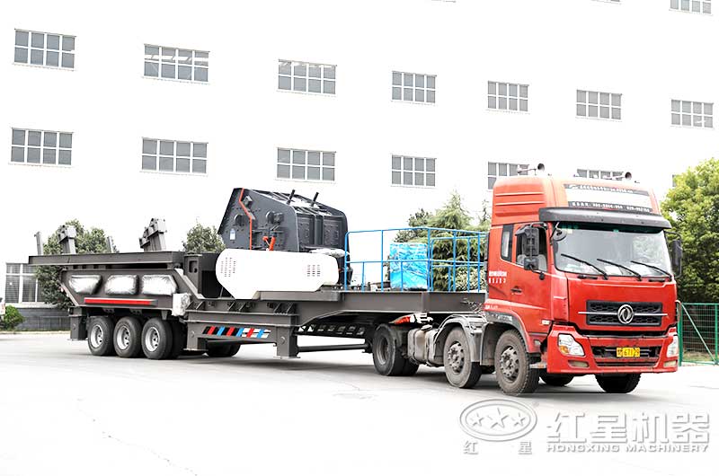 移動式混凝土路面破碎機發貨現場