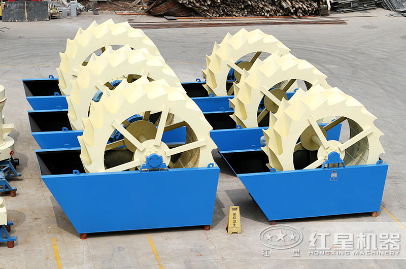 輪鬥洗石機實拍圖