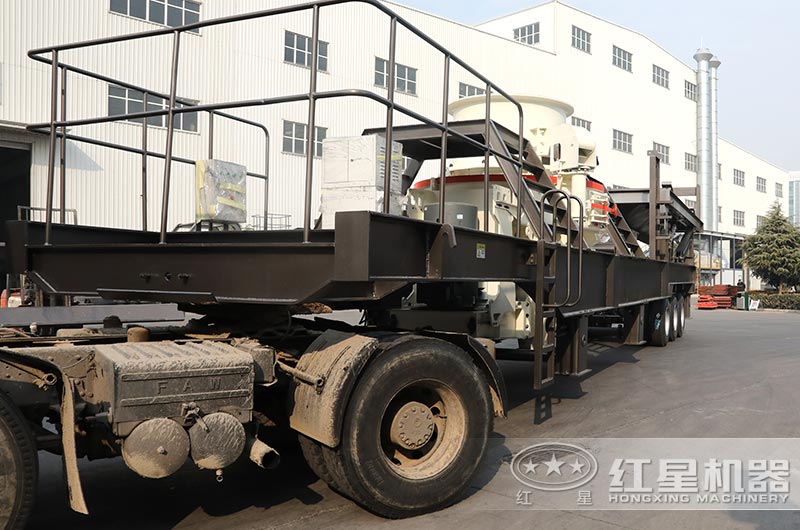 車載式流動打沙機軸距短、轉彎半徑小