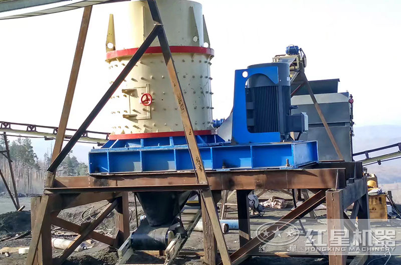 複合式破碎機作業現場