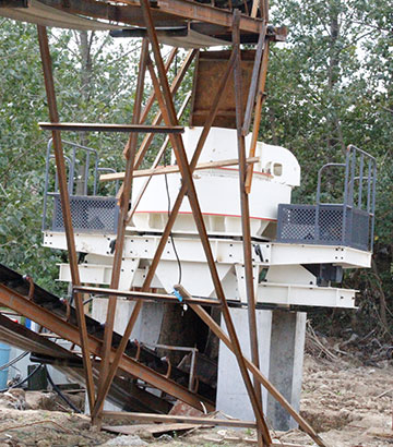 安徽蕪湖時産200噸制砂生産線現場