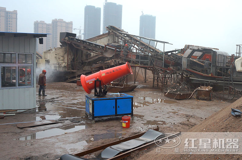 建築垃圾處理現場