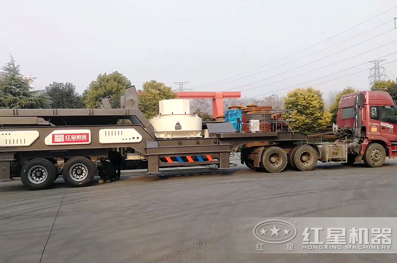可移動的制沙生産線發貨中