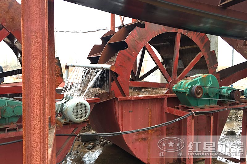 這台大型洗砂機已運行5年