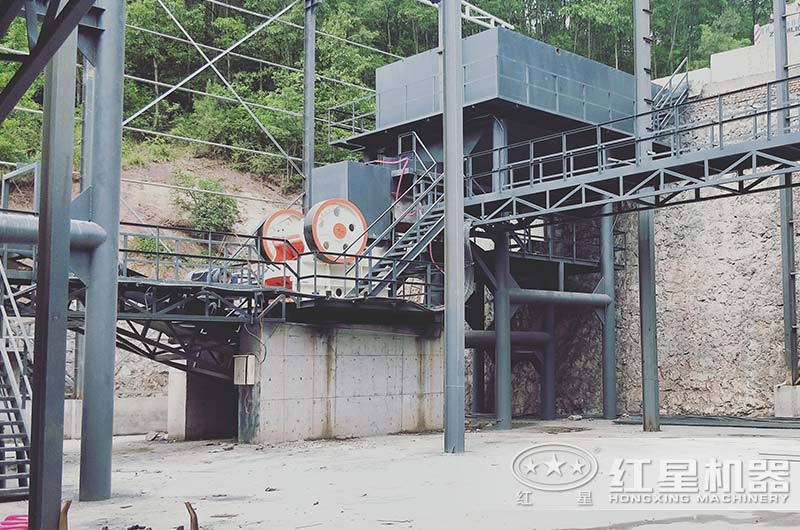 四川客戶機制砂作業現場