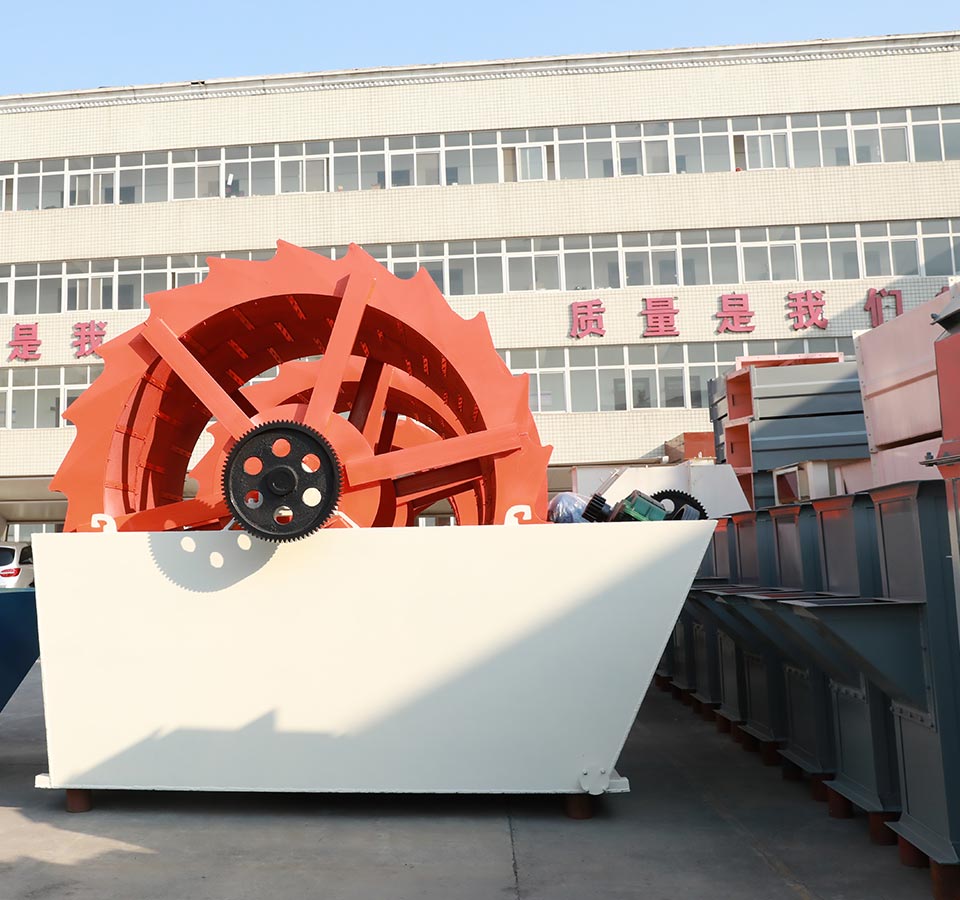 洗砂機生産線-贊比亞客戶作業現場