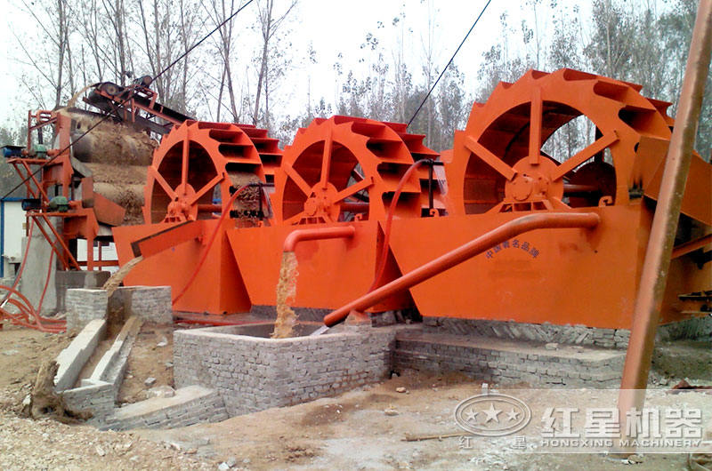 河沙洗沙設備作業現場