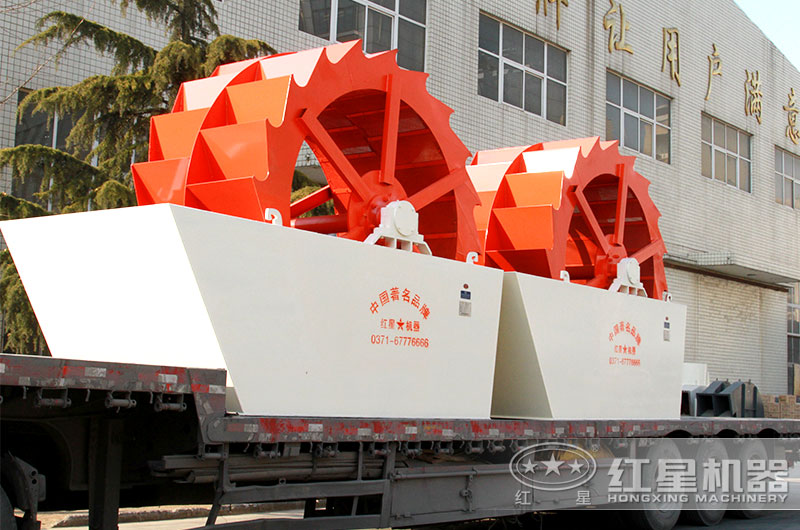 輪鬥洗砂機發往湖南