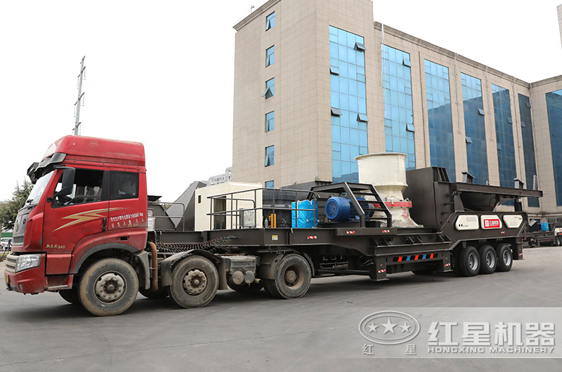 可移動式混凝土破碎機發往廣西