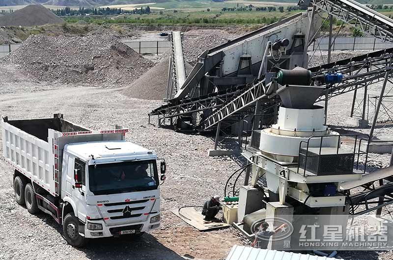 江蘇幹法制砂生産現場