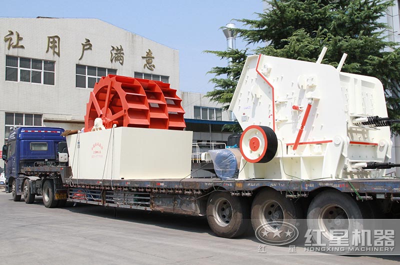 時産100方洗沙機發貨