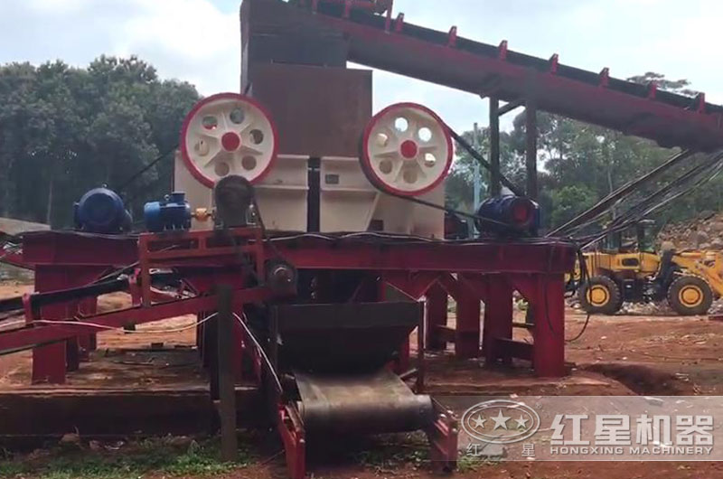 鄂式破碎機助力印尼破碎生産線