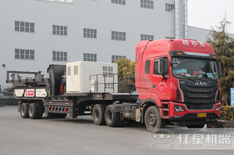 移動式石子破碎生産線持續發貨中