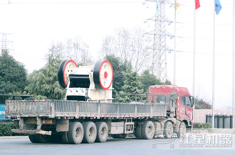 CJ系列歐版颚式破碎機發往安徽