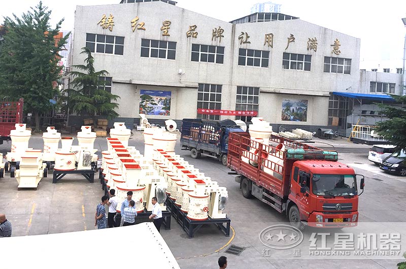 一套高強磨粉機設備發往山西