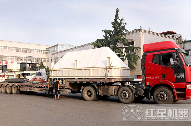 環保制砂機廠設備發貨中