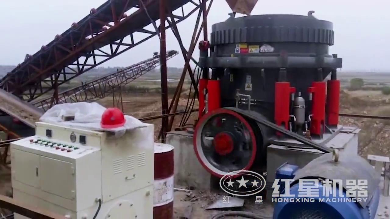 石料破碎生産線視頻-山東客戶現場